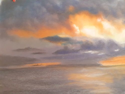 Irving, After the Storm, pastel.
